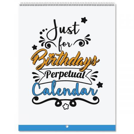 Confetti Dots Perpetual Birthday & Anniversary Calendar 