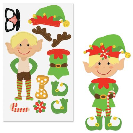 Decorate-Your-Own Elf Stickers | Current Catalog