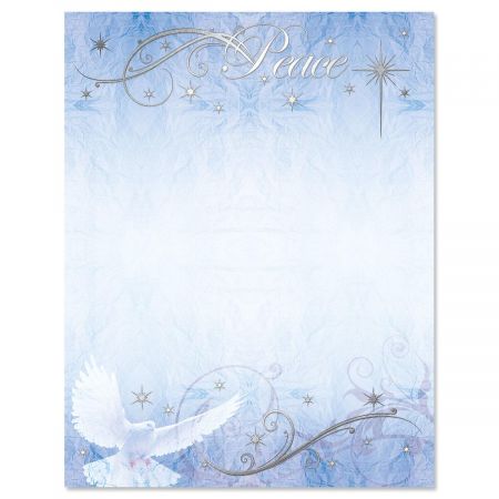 Peaceful Dove Deluxe Christmas Letter Papers