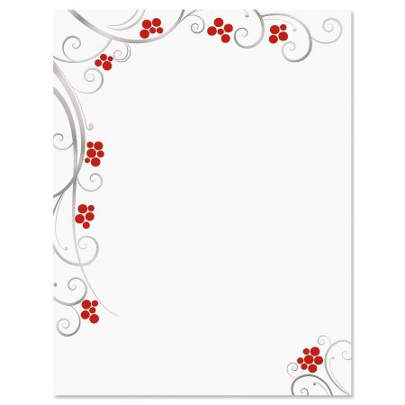 Berries Deluxe Christmas Letter Papers