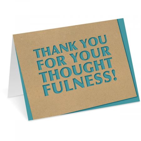Thoughtfulness Thank You Note Cards