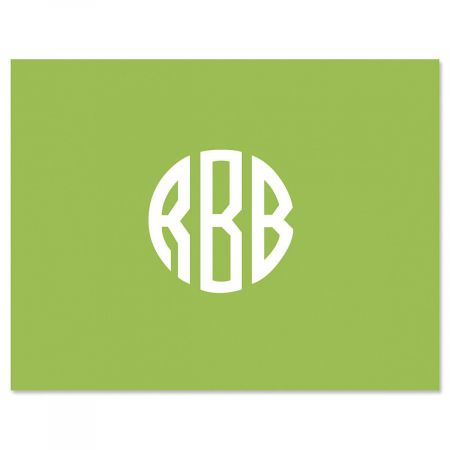 Monogram Central Personalized Note Cards
