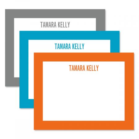 Border Town Personalized Note Cards