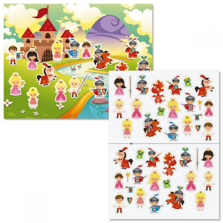 Princesses & Knights Background Scenes and Stickers