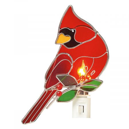 red cardinal night light