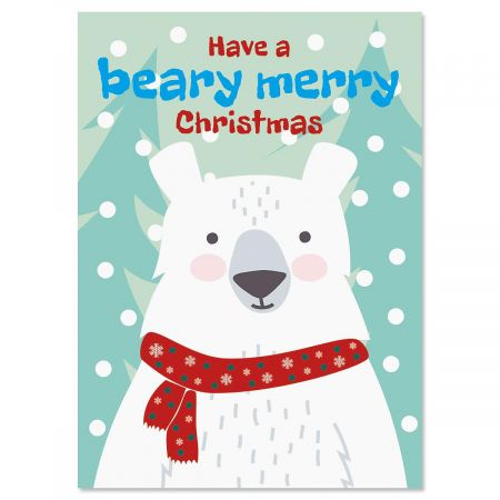 Beary Merry Christmas Christmas Cards