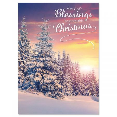 Christmas Blessings Religious Christmas Cards