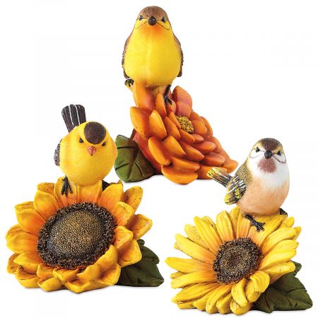 Bird and Flower Figurines by Current Catalog