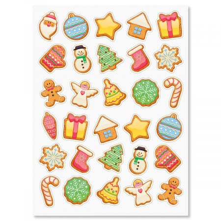 Christmas Cookie Stickers