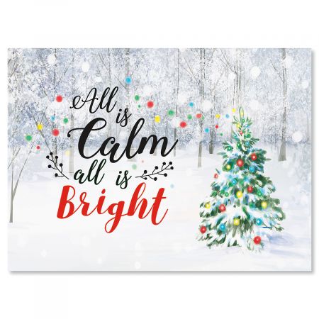 Snowy Forest Christmas Cards