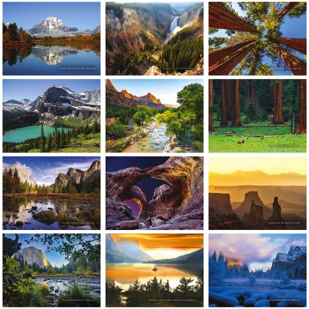 2019 National Parks Wall Calendar