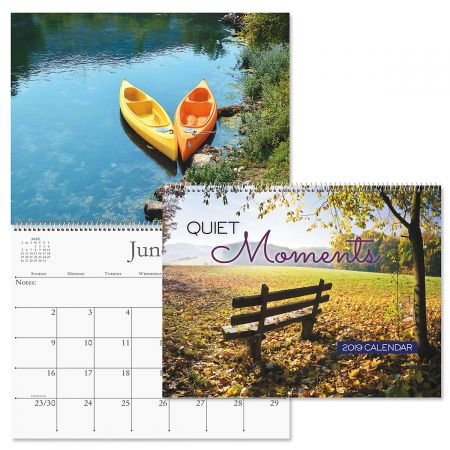 2019 Quiet Moments Wall Calendar