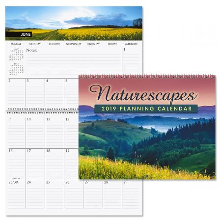 2019 Naturescapes Big Grid Planning Calendar