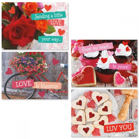Love is Bloomin' Valentines Day Cards