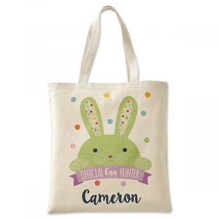 Kids Personalized Easter Egg-Hunter Tote