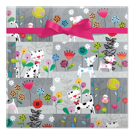 Polka Dot Pets Jumbo Rolled Gift Wrap