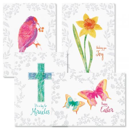 Deluxe Embossed Easter Cards