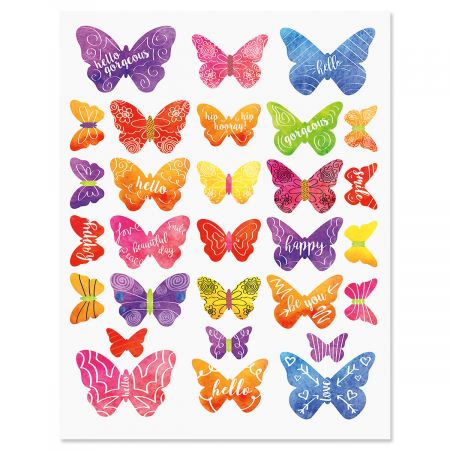 Butterfly Days Stickers