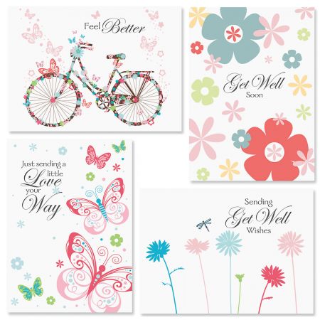 Sending Sunshine Get Well Cards and Seals