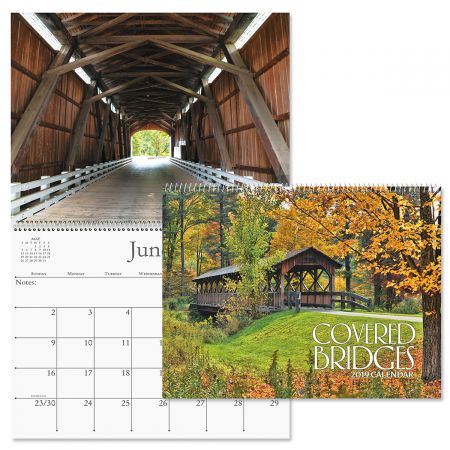 2019 Covered Bridges Wall Calendar