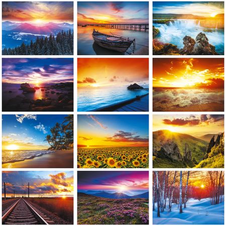 2019 Sunsets Wall Calendar