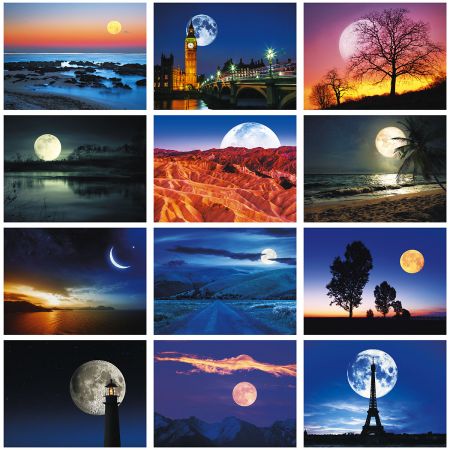 2019 Moonscapes Wall Calendar