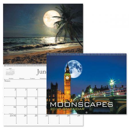 2019 Moonscapes Wall Calendar