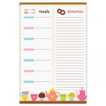Weekly Tear-Off Menu Shopping Pad