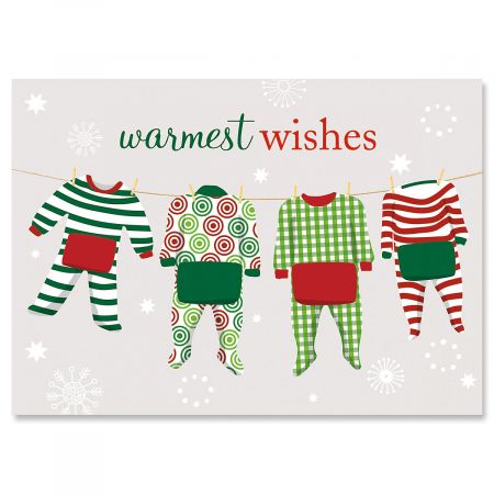 Pajama Family Of Four Christmas Cards Current Catalog