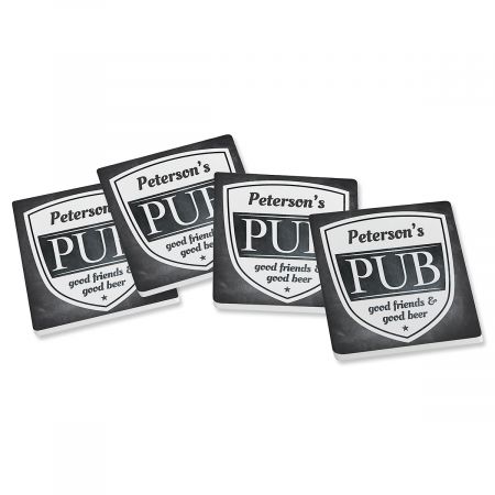 personalized bar coasters