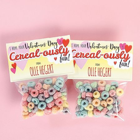 Personalized Cereal Card Valentines | Current Catalog