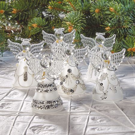 ANGEL ornament BRIGHT Twinkle STAR hanging WILLOW TREE Wedding shower baby gift