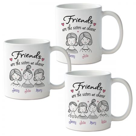 friends personalized mug