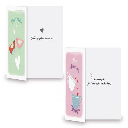 Bliss Anniversary Stickers Set of 24 Round Evelope Seals