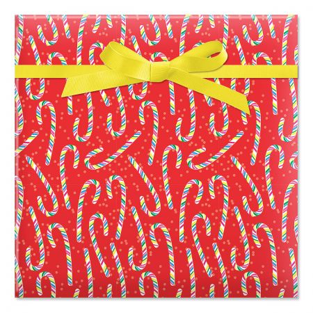 candy cane wrapping paper