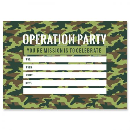 Operation Party Fill In Birthday Invitations Cur Catalog Party Fill In Birthday Invitations