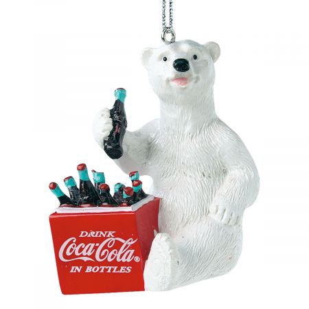 Coca Cola Polar Bear Christmas Ornaments 