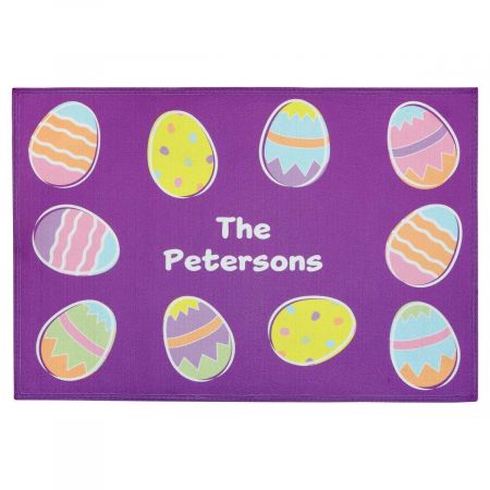 Easter Egg Personalized Welcome Doormat