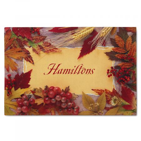 Thanksgiving Personalized Welcome Doormat