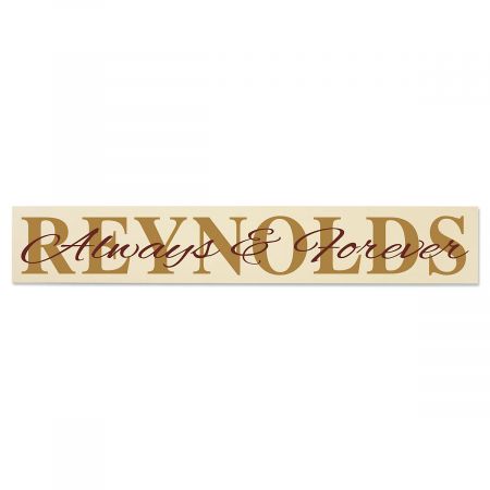 Always & Forever Wooden Plaque
