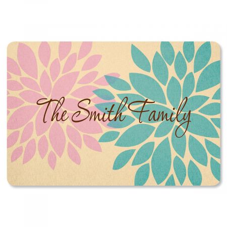 Bella Sillhouette Personalized Welcome Doormat