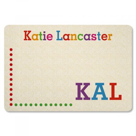 Whimsical Name Personalized Welcome Doormat