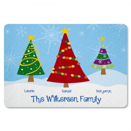 Family Trees Personalized Welcome Doormat