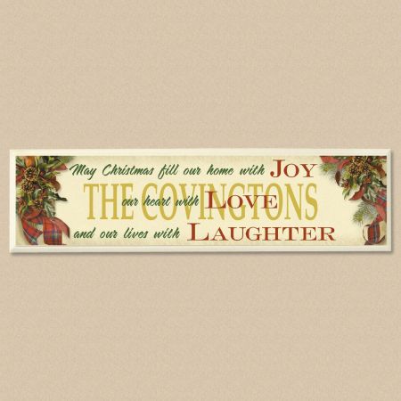 Home With Joy Plaque