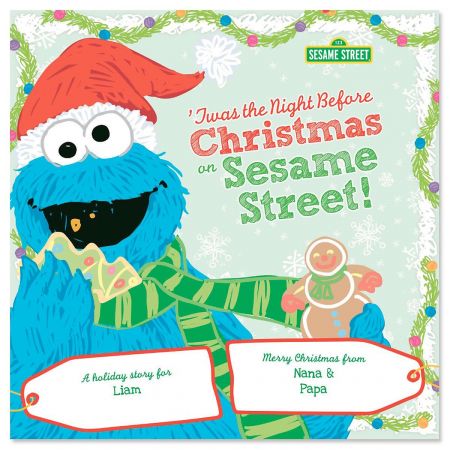 Twas The Night Before Christmas on Sesame Street Personalized Storybook