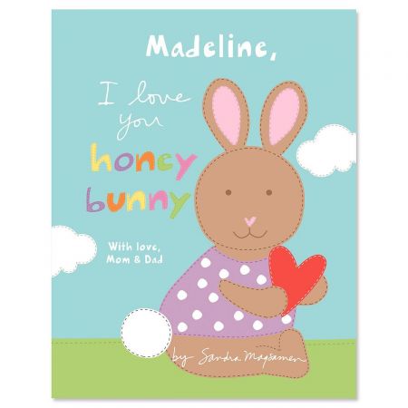 I Love You Honey Bunny Personalized Storybook