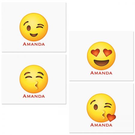 Emoji Personalized Correspondence Cards