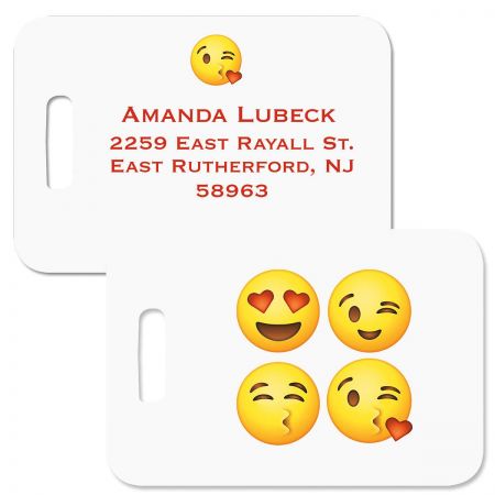 Emoji Personalized Luggage Tag