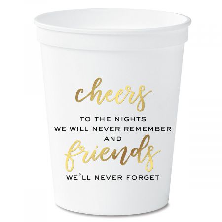 Friends Party Stadium Cups