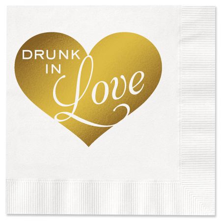 Drunk In Love Cocktail Napkins